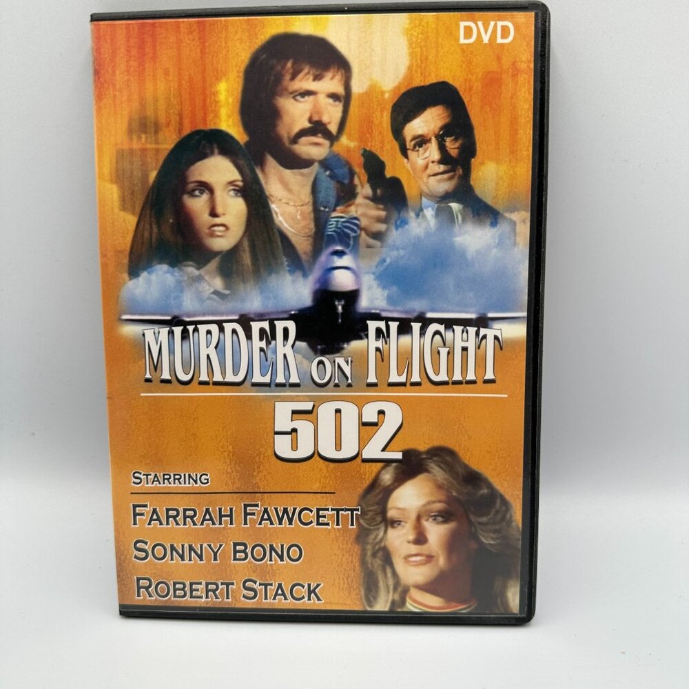 Murder On Flight 502 DVD 2004 Farrah Fawcett Sonny Bono Classic Mystery Movie